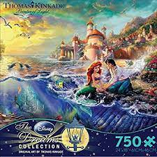 Free shipping on orders over $25 shipped by amazon. Buy Ceaco 750 Piece Thomas Kinkade Disney Collection The Little Mermaid Jigsaw Puzzle Kids And Adults Online In Turkey B00j1m5f76