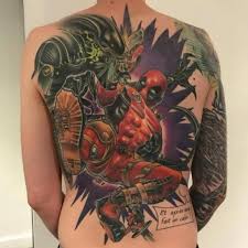 Comic book lovers have been reading. Rucken Held Deadpool Tattoo Von Dimitri Tattoo