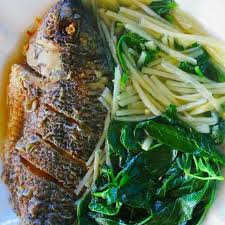 Dinengdeng Na Labong At Saluyot Na May Pritong Tilapia Daily Meals Eat Local Food