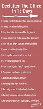 Declutter The Office In 15 Days Sabrina S Admin Services Office Organization Tips Office Organization Business Office Organization At Work