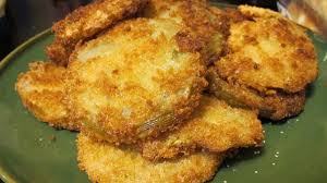 Beer Battered Fried Green Tomatoes 2 L Green Tomatoes 2 T Salt 1 4 T Pepper 1 C Flour 1 1 2 T Baking Powder 1 2 T Baking Soda 1 2 C Bee Recipes Food Vegan Beer