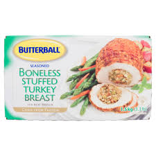 Place roast skin side up in slow cooker. Voila Online Grocery Delivery Butterball Turkey Breast Seasoned Boneless Stuffed Roast Frozen 1 5 Kg