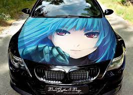 car hood decal vinyl sticker graphic wrap decal truck etsy in 2021 vinyl sticker anime car bonnet