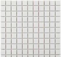 Metro 1" Square Glossy White 10-3/4" x 11-3/4" Porcelain Mosaic Floor &  Wall Tile - Sold Per Case of 10 - 9.0 Sq. Ft.