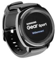The samsung gear sport acts mostly as a smartwatch for men in design, coming only in two color choices: Samsung Sm R600 Smartwatch Gear Sport Schwarz Kaufland De