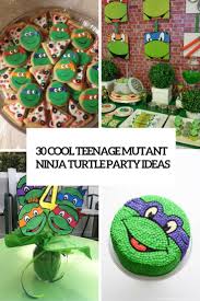 Teenage mutant ninja turtles, ninja turtles or tmnt can mean: 30 Cool Teenage Mutant Ninja Turtles Party Ideas Shelterness