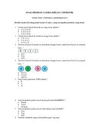 Jika menginstal sistem operasi melalui cd, maka diperlukan…. Soal Pilihan Ganda Kelas 1 Tematik
