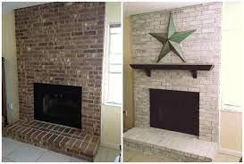 How to paint a brick fireplace before and after pictures. Whitewash Brick Fireplace Before And After White Wash Brick Fireplace Whitewash Brick Fireplace White Wash Brick