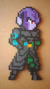 Hit Dragon Ball Perler Beads Pixel Art Pattern Perler Bead Art Pixel Art Grid