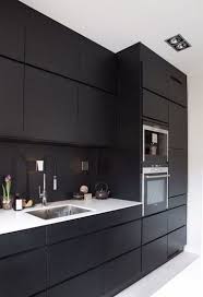 30 Marvelous Modern Black Kitchen Cabinets Design Ideas For Inspiration Kitchens Kitchendesign Kitchenre Modern Black Kitchen Black Kitchens Cabinet Design