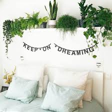 Plant Shelf Over Bed Decor Over Bed Bedroom Plants Shelf Decor Bedroom