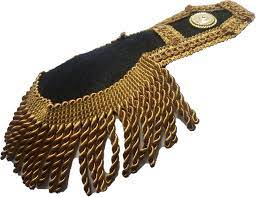 Epaulette (also spelled epaulet) is a type of ornamental shoulder piece or decoration used as insignia of rank by armed forces and other organizations. Revolutionary War Epaulets Epaulettes Epaulette Shoulder Epaulets Costume Epaulettes Uniform Epaulettes