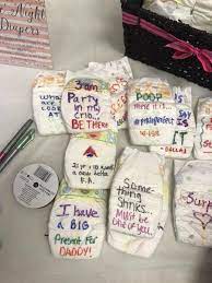Maybe you would like to learn more about one of these? Funny Baby Shower Games Diaper Messages Baby Shower Funny