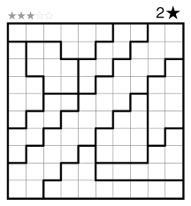 A star battle puzzle consists of a square grid divided into regions. Star Battle Archives The Art Of Puzzles The Art Of Puzzles