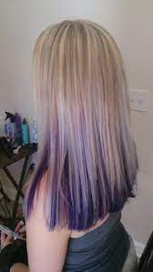 Blonde Hair Purple Peekaboos Google Search Blonde Google Hair Peekaboos Purple Sear Purple Underneath Hair Hair Color Purple Blonde Hair With Purple