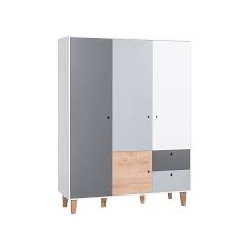 Armadi a 2 ante, armadi a 3 ante, armadi a 4 ante e armadi a 6 ante. Armadio 3 Ante Serie Concept Vox Design4kids