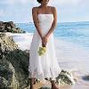 The best short and mid length wedding dresses from simple vintage inspired designs to boho or modern, including high low bridal gowns. 1