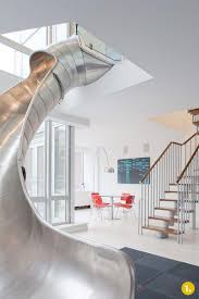 Slides In Houses The Top 5 Coolest Indoor Slides Contemporary Family Rooms Home Dream House