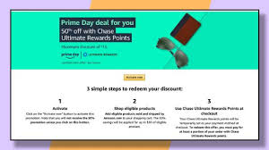 Jun 22, 2021 · chase credit card holders targeted for this deal can save 50% on their prime day purchases when using ultimate rewards points at amazon, up to a total savings of $15. 50 Off During Amazon Prime Day With Your Chase Credit Card Cnn