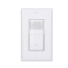 White Motion Sensor Light Switch Neutral Wire Required Vacancy Occupancy Modes Walmart Com Walmart Com
