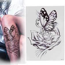 But you can send us an email and we'll get back to you, asap. Women Temporary Tattoo Sticker Large Black Rose Butterfly Body Art Waterproof Temporary Tattoo Female Arm Tattoo Sticker Temporary Tattoos Aliexpress