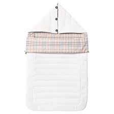 Alexandalexa Burberry White Rowens Check Baby Nest 210 The English Home
