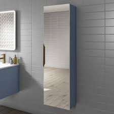 Get free shipping on qualified bathroom cabinets & storage or buy online pick up in store today in the bath department. 1400mm Wall Hung Tall Boy Mirror Cabinet Matt Blue Sion Better Bathrooms