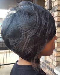 Black women can enjoy a brilliant asymmetric option that combines a long hair bang and a short one. 50 Most Captivating African American Short Hairstyles American Hairstyles African American Bobs Hairstyles Short Hair Styles African American