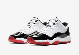 The air jordan 11 bred concord drops today. Air Jordan 11 Low Concord Bred Release Guide Sneakernews Com