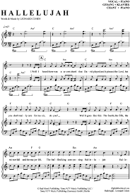 Im kurs chords&scales gibt's natürlich auch mehr. Hallelujah Klavier Gesang Jeff Buckley Buckley Jeff Popmusik Ab 1980
