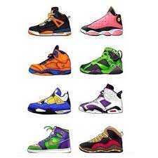 dragon ball z x air jordan personnages de baskets basket originale le soleil est heureux coloriages