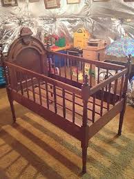 Antique Baby Crib In Antiques Ebay Antique Baby Cribs Baby Cribs Cribs