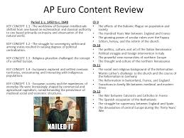Ap Euro Content Review Period 1 C To C Key Concept The Worldview Of European Intellectuals Shifted From One Based On Ecclesiastical Ppt Download