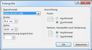 In powerpoint 2007/2010 wählen sie dazu aus dem register. Andern Des Seitenlayouts Powerpoint