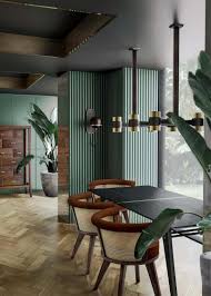 It's changed from an italian restaurant into a modern british offering. 20th Century Linen Rattan George Dining Chair Walnut Wood In 2021 Interior Design Green Interior Design House Interior