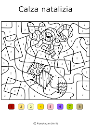 Conta E Colora 48 Disegni Da Colorare In Base Ai Numeri Disegni Da Colorare Disegni Da Colorare Natalizi Disegni
