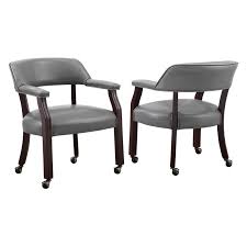 Shop over 160 top rolling dining chairs and earn cash back all in one place. Steve Silver Co Tournament Dining Arm Chair With Casters Walmart Com Walmart Com