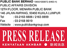 There are countless types of banks and financial institutions currently operating in the world. Public Bank Corporate Homepage Media Release