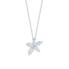 American Beauty 5 Marquise Diamond Cluster Pendant In Platinum Kwiat Marquise Diamond Cluster Pendant Diamond Cluster