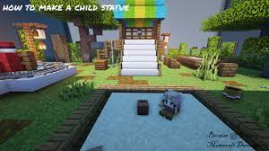 How To Make A Child Statue Tutorial On Instagram In 2021 Minecraft Designs Minecraft Inspo Minecraft