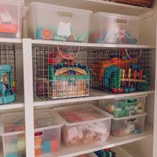 Instead of throwing your jacket on the back of a chair or piling your clothes on top of your bed, a garment rack can organize your closet and help keep your living space tidy. How To Organize Kid S Toys And Playroom Storage Tips Life By Leanna