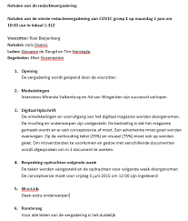 Voorheen maakten we al onze verslagen in losse tekstbestanden. Vergaderen Vergaderen En Vergaderen Make It Happen