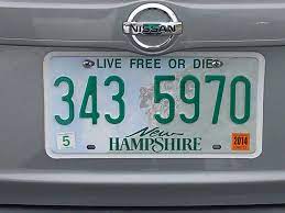 Rental Car License Plate Love The Slogan Rock On New Hampshire Picture Quotes Car License Plate Slogan
