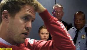 Bad hair day your hair bizarre new haircuts horse hair esquire hair art hair pieces redheads. Greta Thunberg Looking At Vettel Bring Back V12s Formula 1 Starecat Com