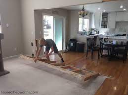 Looking for more kitchen decor inspiration? Tearing Out A Half Wall Between Kitchen And Family Rooms House Of Hepworths