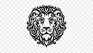 Image Result For Tribal Lion Face Tattoo Leo Stencil Free Transparent Png Clipart Images Download
