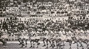 Stadium merdeka stadium was built in 1957. 1975 Hockeyworldcup Nz Perform The Haka In Front Of 29 000 At The Merdeka Stadium Kuala Lumpur Hockey Fieldhockey Fhockey Vintagehockey The Hockey Circle 1977 Fieldhockey