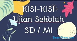 Soal uji coba ujian sekolahbahasa indonesia smp mts 2020/2021 ini disusun berdasarkan materi esensial bahasa indonesia smp mts kelas 7,8,9 seperti yang disarankan dalam kurikulum darurat akibat adanya pandemi. Kisi Kisi Ujian Sekolah Us Sd Mi Tahun 2021 Sinau Thewe Com