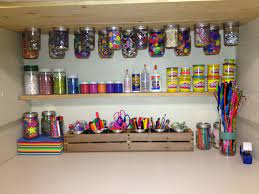Closet Imagination Station Organize Art Supplies In Mason Jars Art Supply Organization Small Space Diy How To Organize Art Supplies