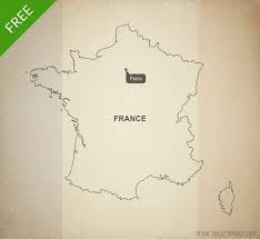 Free Vector Map Of France Outline France Map Map Vector Vector Free